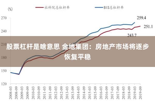 股票杠杆是啥意思 金地集团：房地产市场将逐步恢复平稳