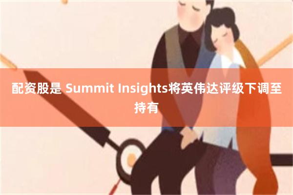 配资股是 Summit Insights将英伟达评级下调至持有