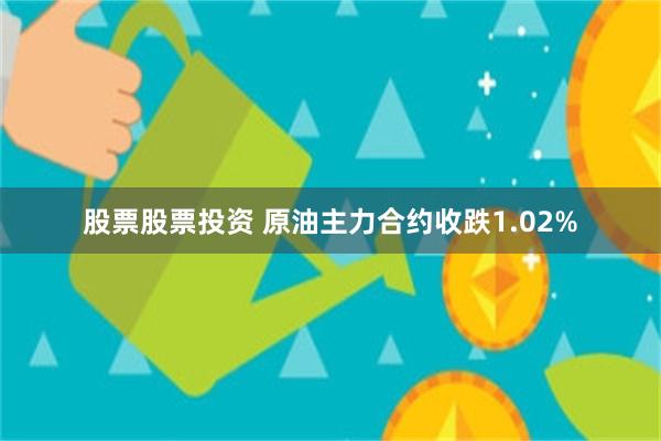 股票股票投资 原油主力合约收跌1.02%